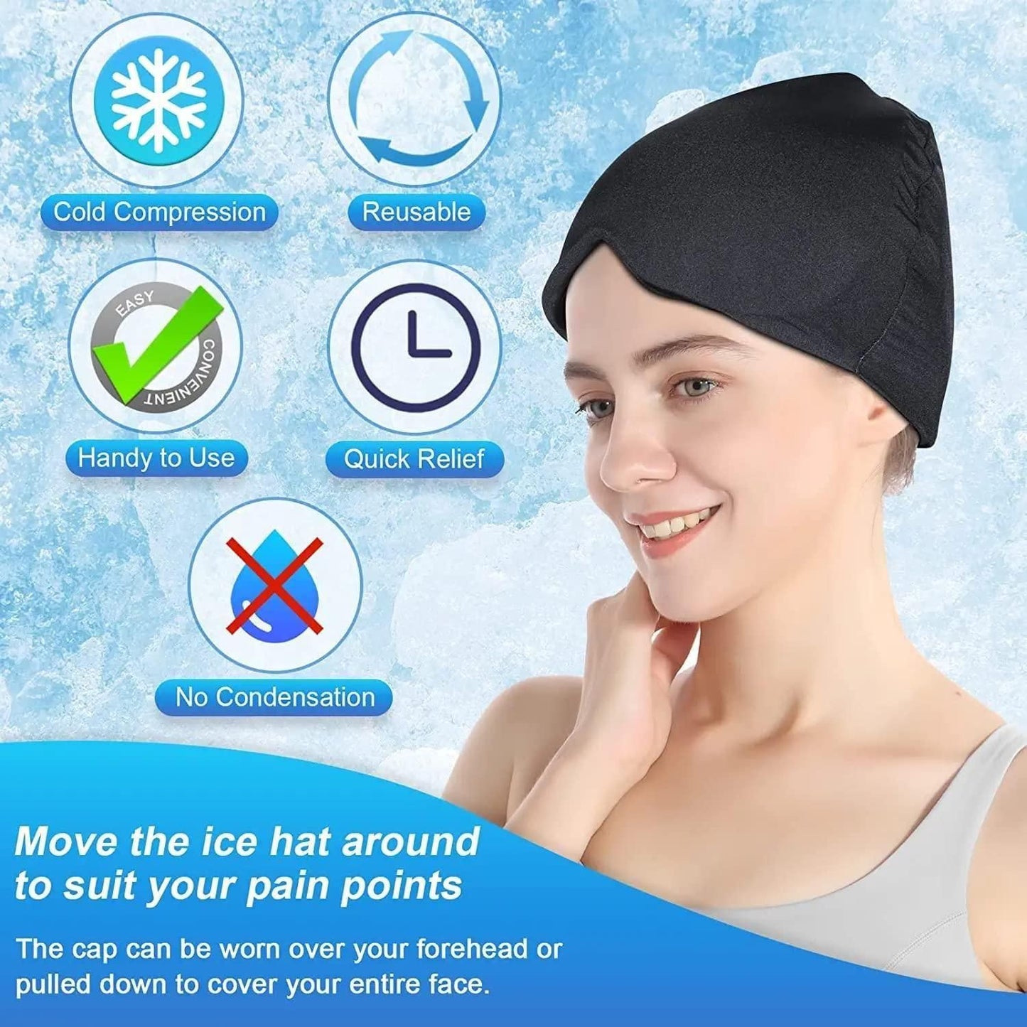Magic secret Migraine and Headache Relief Cap |🔥 50% OFF 🔥